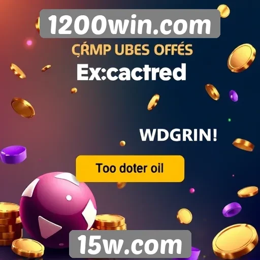 Ofertas promocionais disponíveis no site 1200win.com